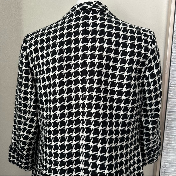 Anne Klein 3/4 Sleeve Houndstooth Blazer Size M Women - Picture 7 of 17